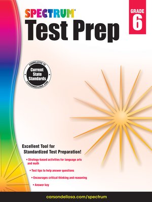 cover image of Spectrum Test Prep, Grade 6
